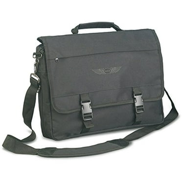 DALIX Mens Messenger Bag Travel Briefcase for Business Work Carry On in Black 